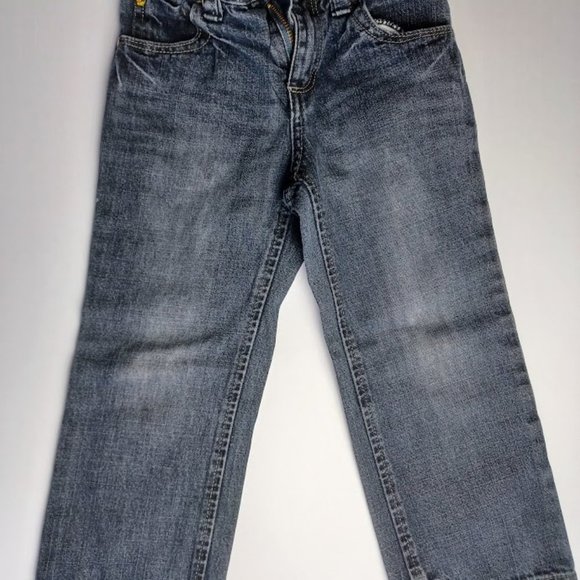 Oshkosh Genuine Kids - Boy's Size 4T - Adjustable Waist - Stonewashed Jeans - Picture 7 of 8